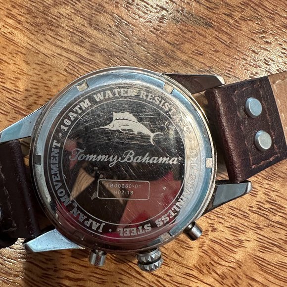 Paradise Pilot Dual-Time Chronograph Watch with Original Leather Strap - Picture 6 of 6